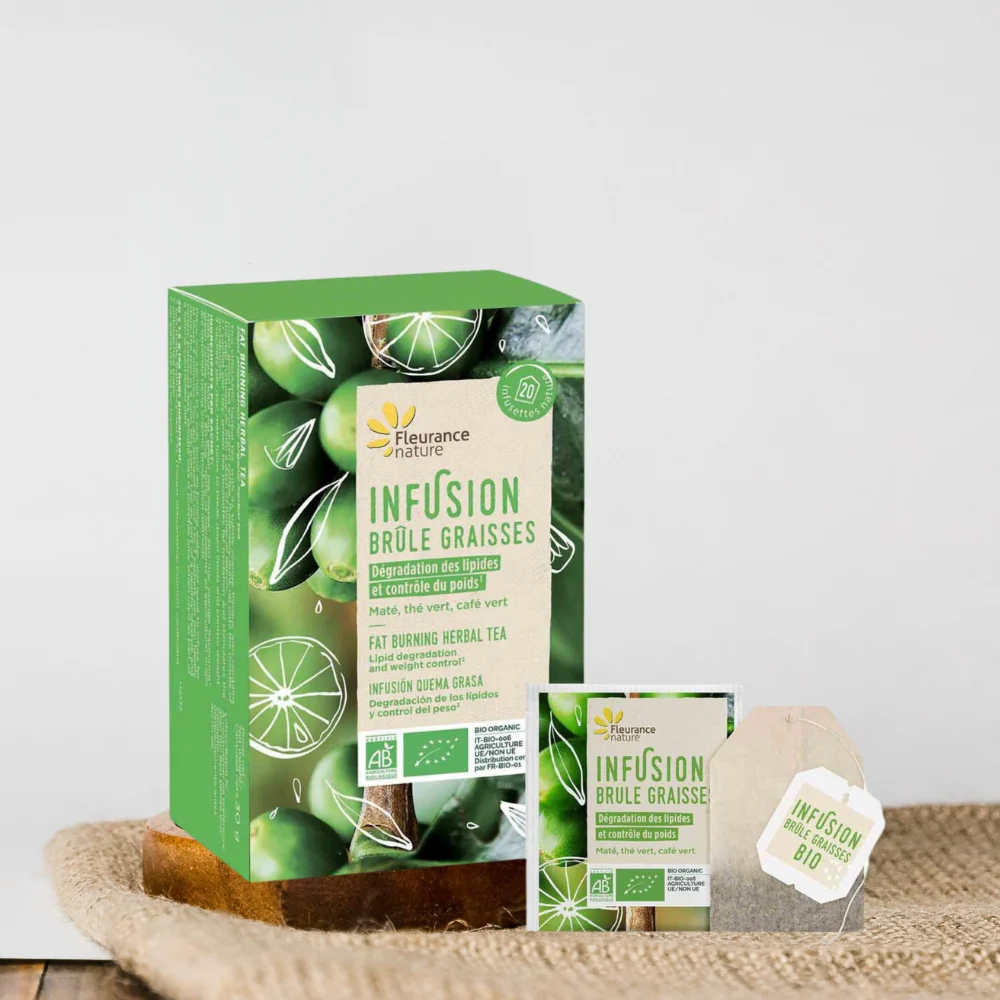 Infusión Quemador De Grasa Eco Fleurance Nature 20 Bolsitas De 1,5g - Image 2