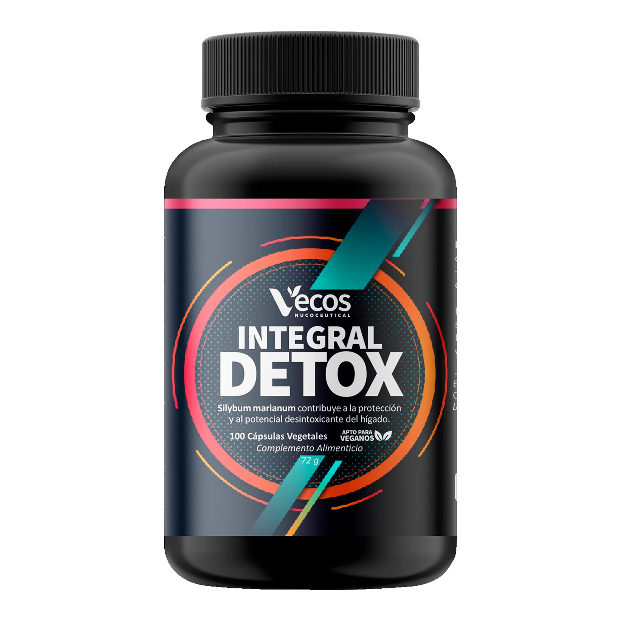 Integral Detox Vecos 100 Cápsulas | Para La Retención De Líquidos E Hinchazón | Cardo Mariano + Alcachofa