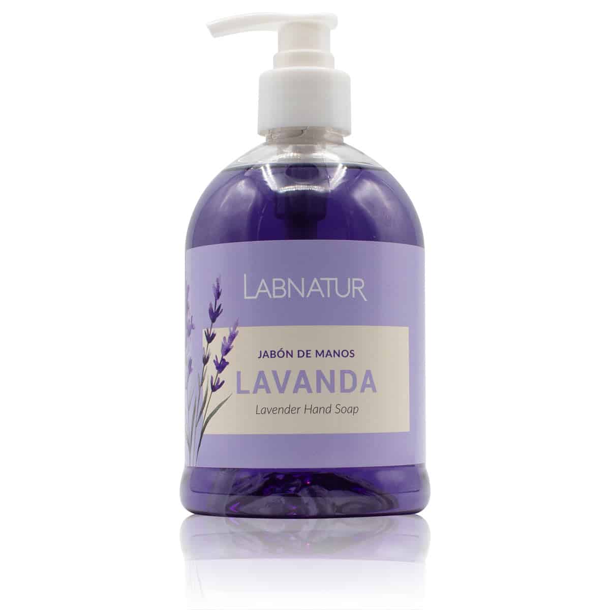Jabón de Manos Lavanda Labnatur 500 ml | Aroma Relajante | Limpieza Suave | Uso Diario
