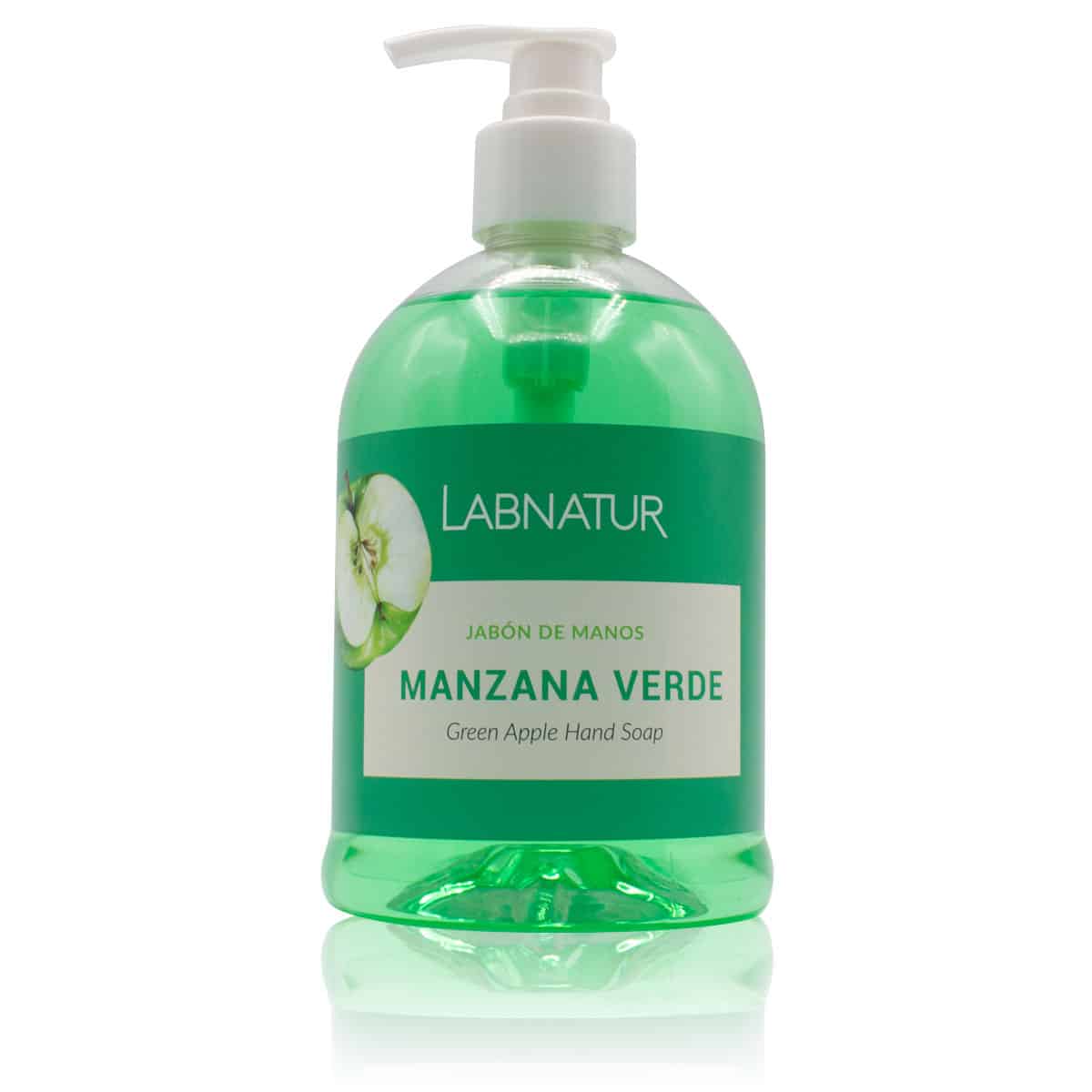 Jabón de Manos Manzana Verde Labnatur 500 ml | Aroma Fresco | Limpieza Suave | Uso Diario