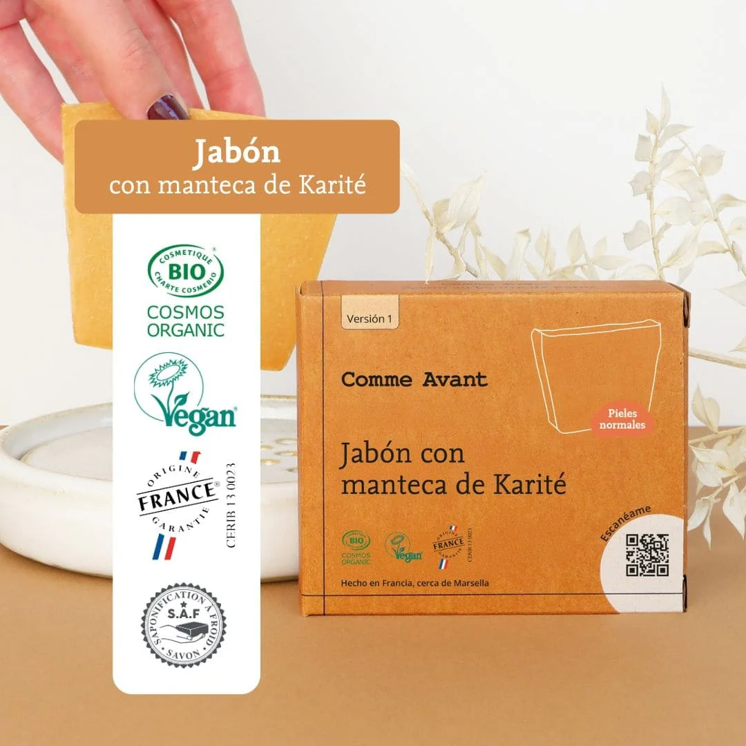Jabón de manteca de karité Comme Avant 100 g - Image 5