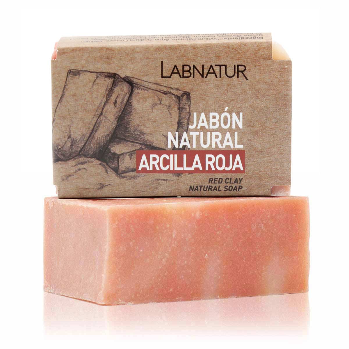 Jabón Natural Arcilla Labnatur 100 g | Purificante | Control Grasa | Limpieza Profunda