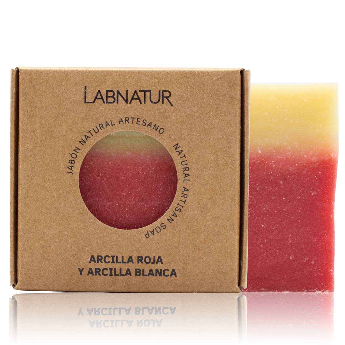 Jabón Natural Arcilla Premium Labnatur 100 g | Purificante | Control De Grasa | Limpieza Profunda