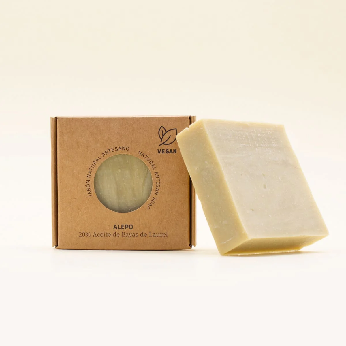 Jabón Natural Artesano de Alepo 20% Labnatur 80 g | Aceite De Oliva y Laurel | Limpieza Suave - Image 3