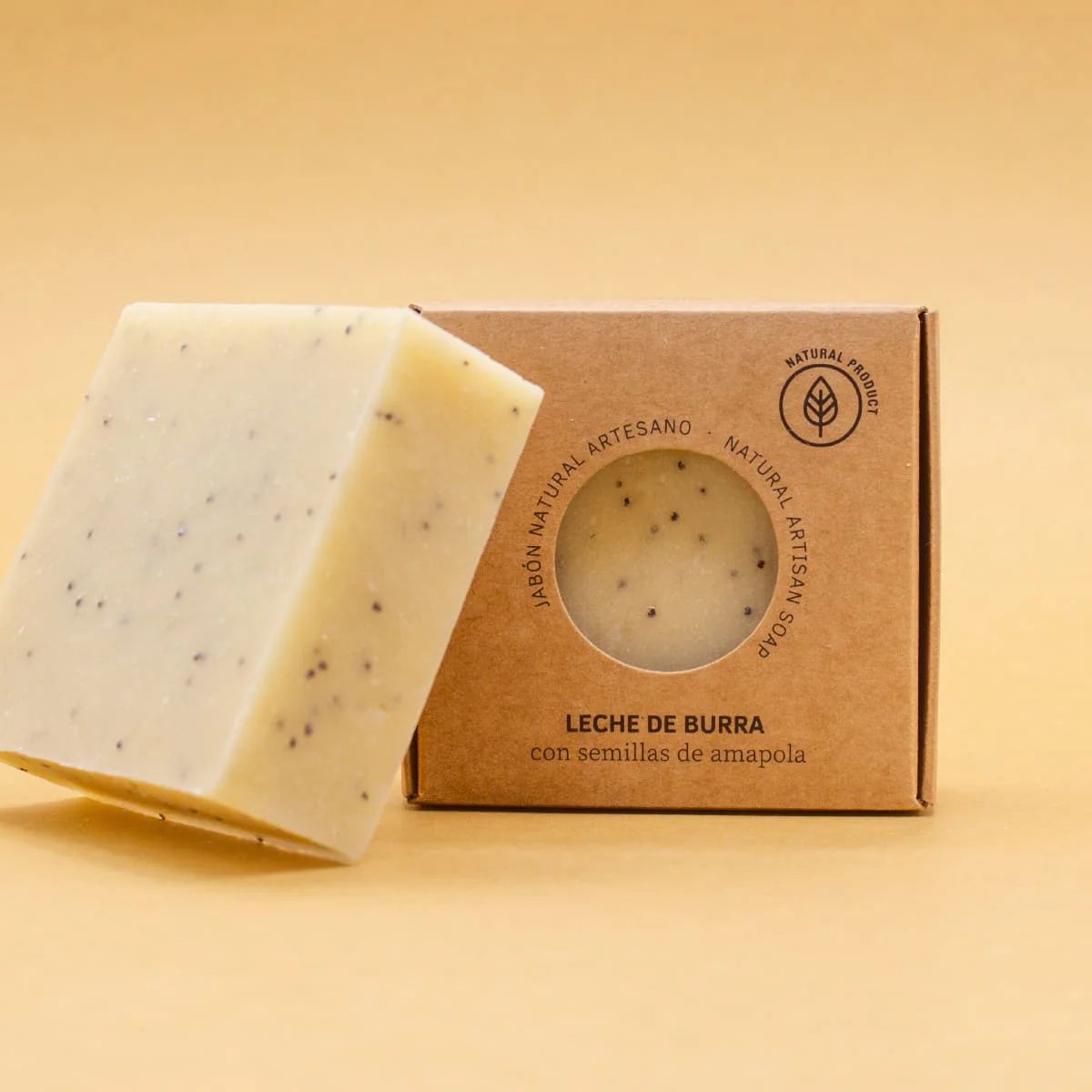 Jabón Natural Artesano Leche de Burra Labnatur 100 g | Nutritivo | Suavizante | Piel Seca - Image 3