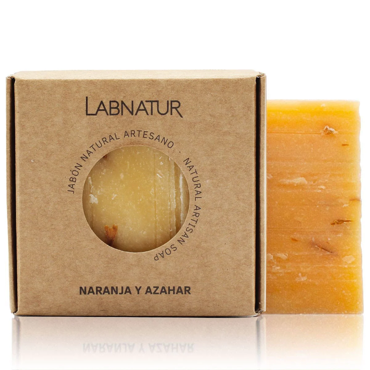 Jabón Natural Artesano Naranja y Azahar Labnatur 100 g | Iluminador | Aroma Floral | Cuidado Diario