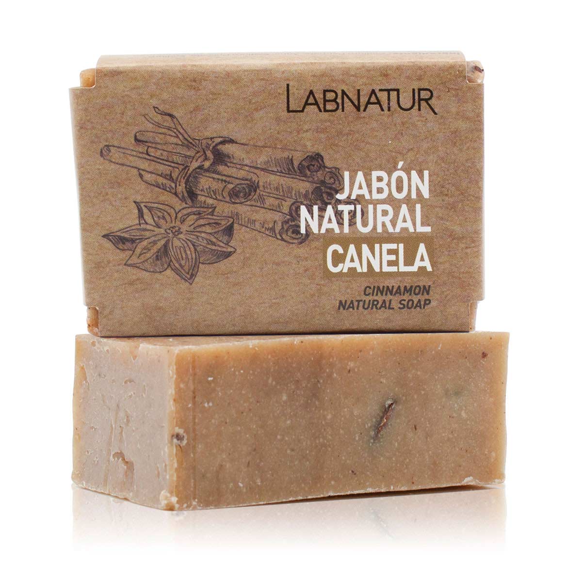 Jabón Natural Canela Labnatur 100 g | Aroma Especiado | Estimulante | Limpieza Energizante