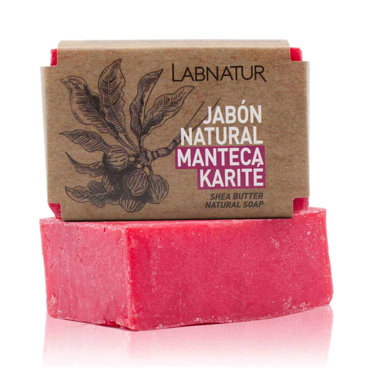 Jabón Natural Manteca de Karité Labnatur 100 g | Nutritivo | Hidratación Intensa | Piel Seca