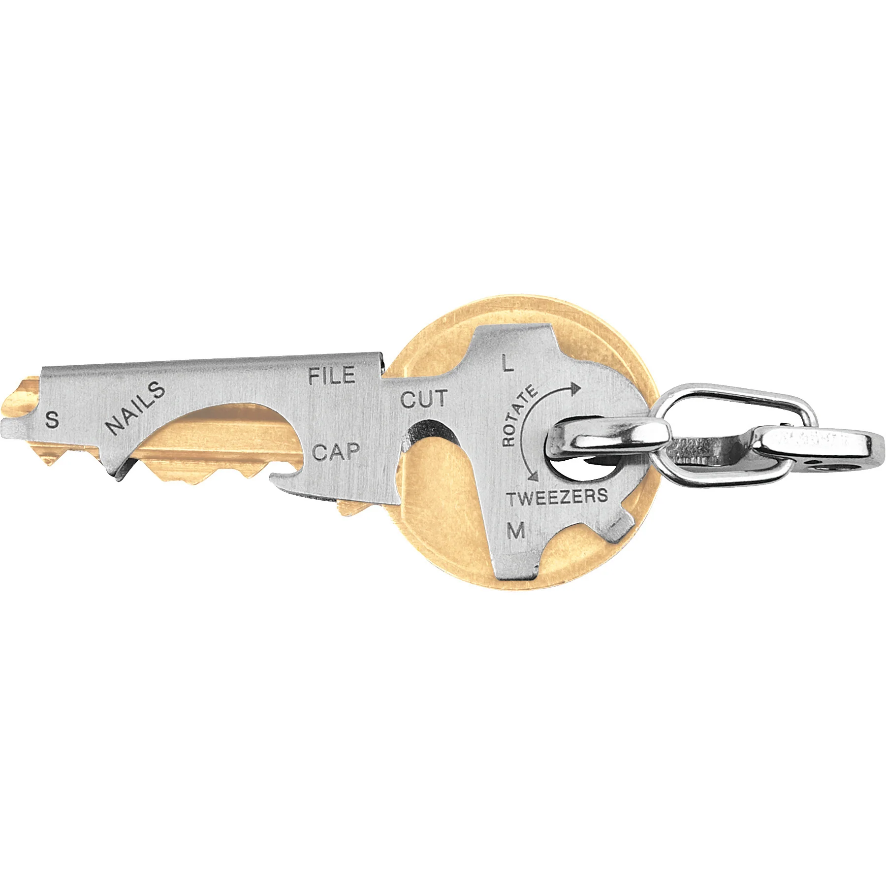 Keytool- Llavero Con 8 Herramientas En 1