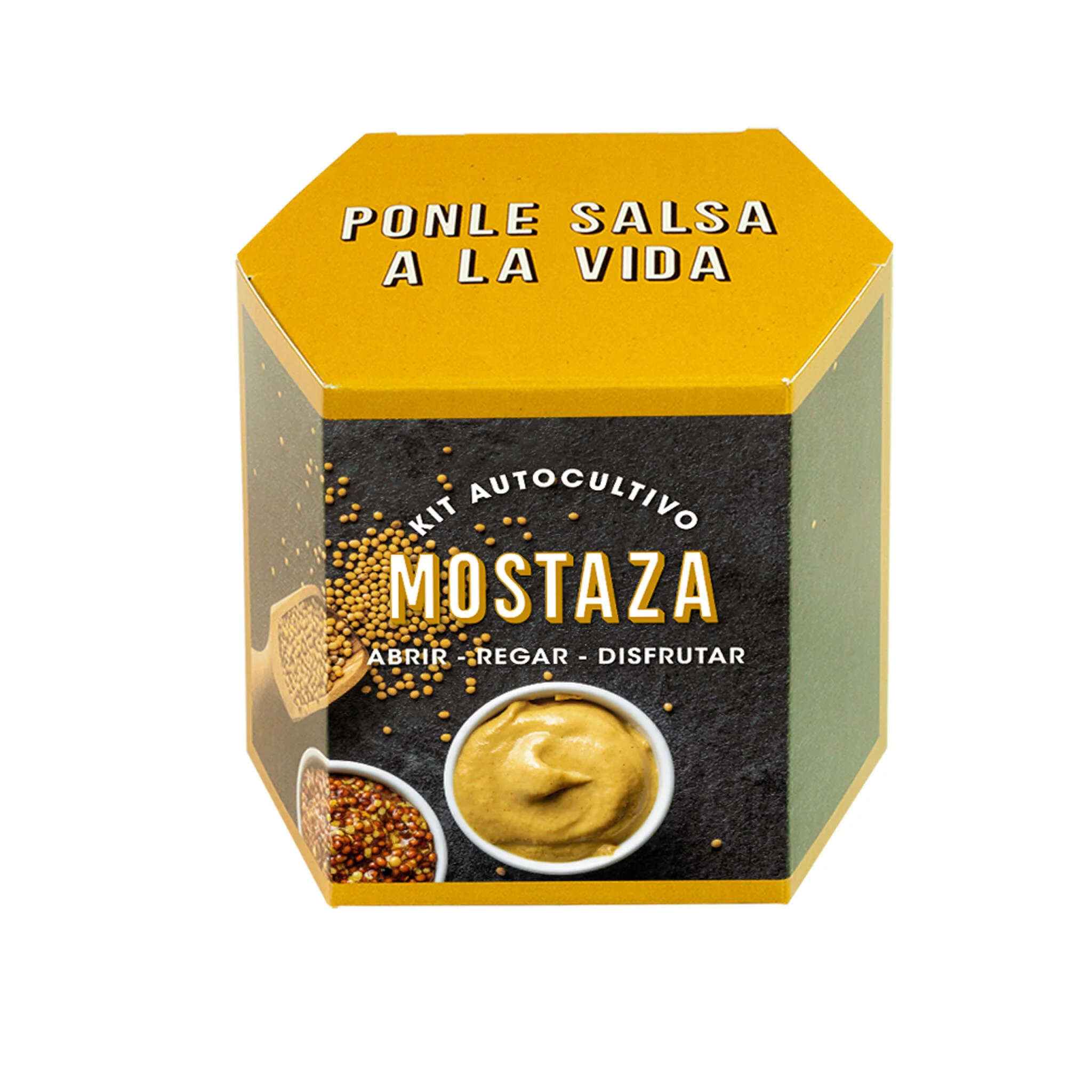 Kit Autocultivo De Mostaza | Cultiva Tus Propias Semillas En Casa | Fácil Y Rápido