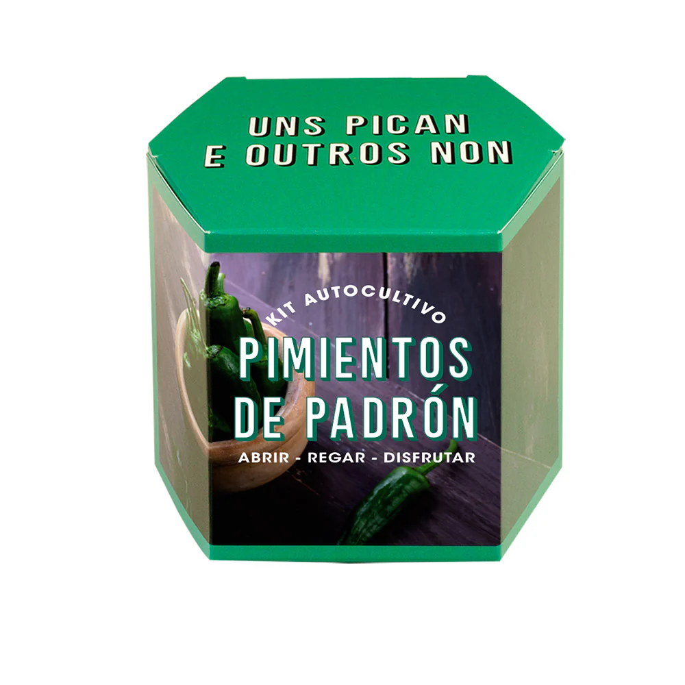 Kit Autocultivo Pimientos De Padrón | Cultiva En Casa Uno De Los Sabores Más Auténticos