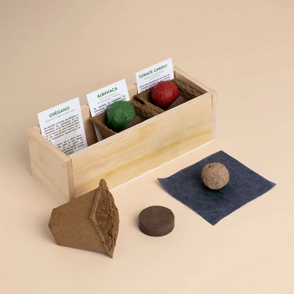 Kit Autocultivo Pizza | Cultiva Orégano, Albahaca Y Tomate Cherry En Casa | Regalo Original Para Amantes De La Cocina - Image 2