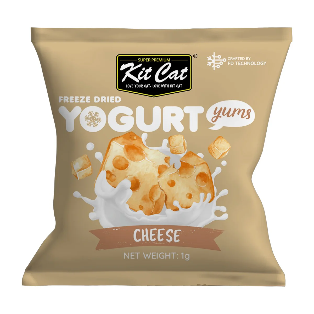 Kit Cat Yogurt Yums Liofilizado Queso 10g (10 unidades) - Image 2