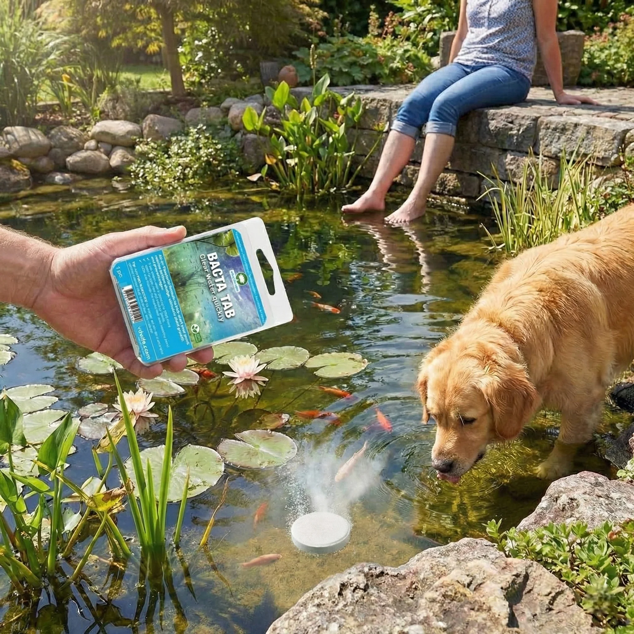Kit Completo Para Miniestanque Blanco 25-90 L - 11 Plantas Acuáticas Y Bacterias - Image 6