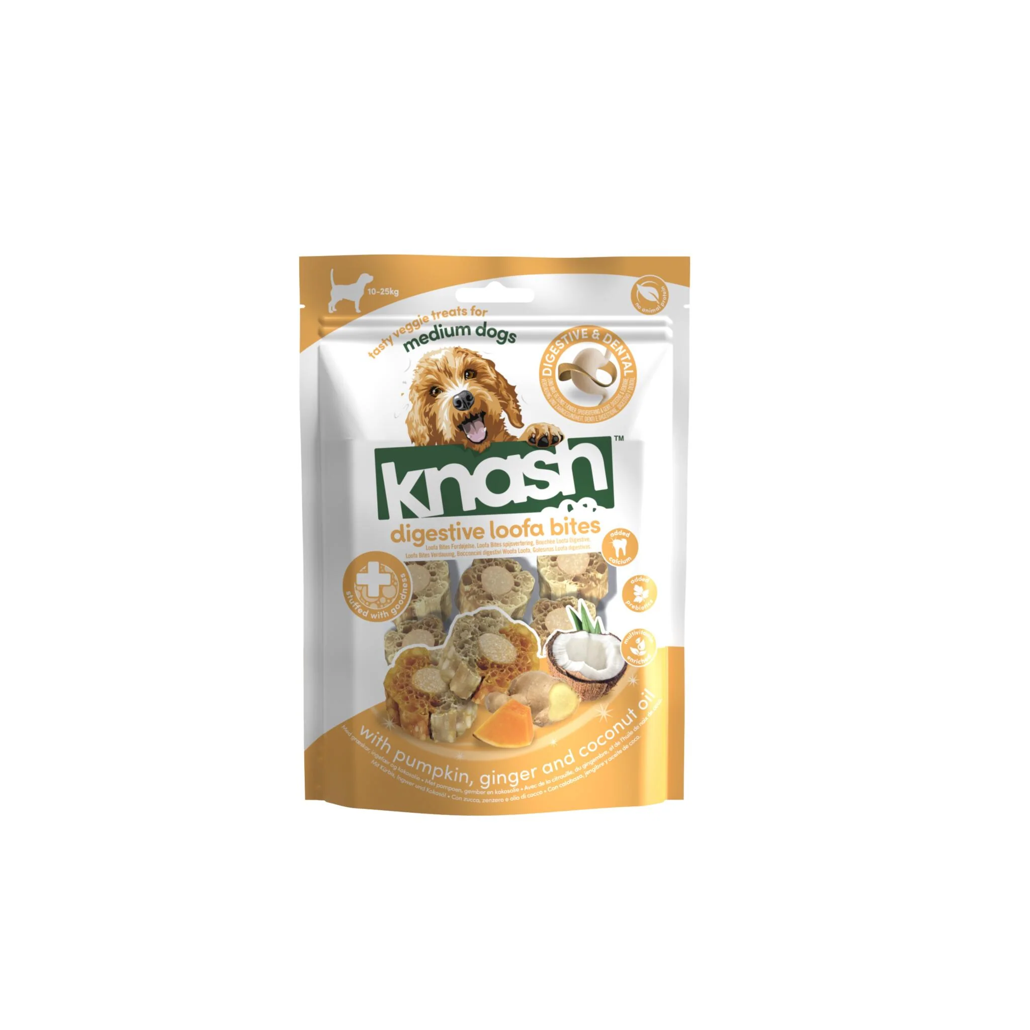 Knash Bites Digestive De Calabaza, Jengibre Y Coco 2 Boslas X 100 G - Image 3