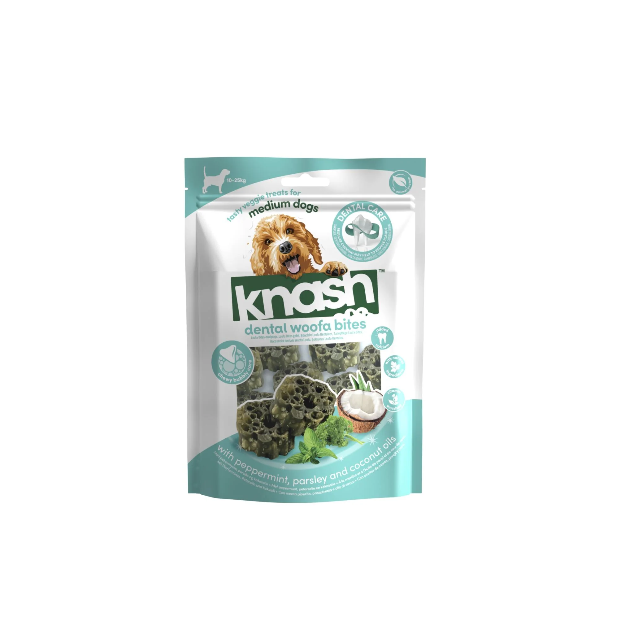 Knash Snack Dental Bites De Menta Y Coco 2 Boslas X 100 G - Image 3