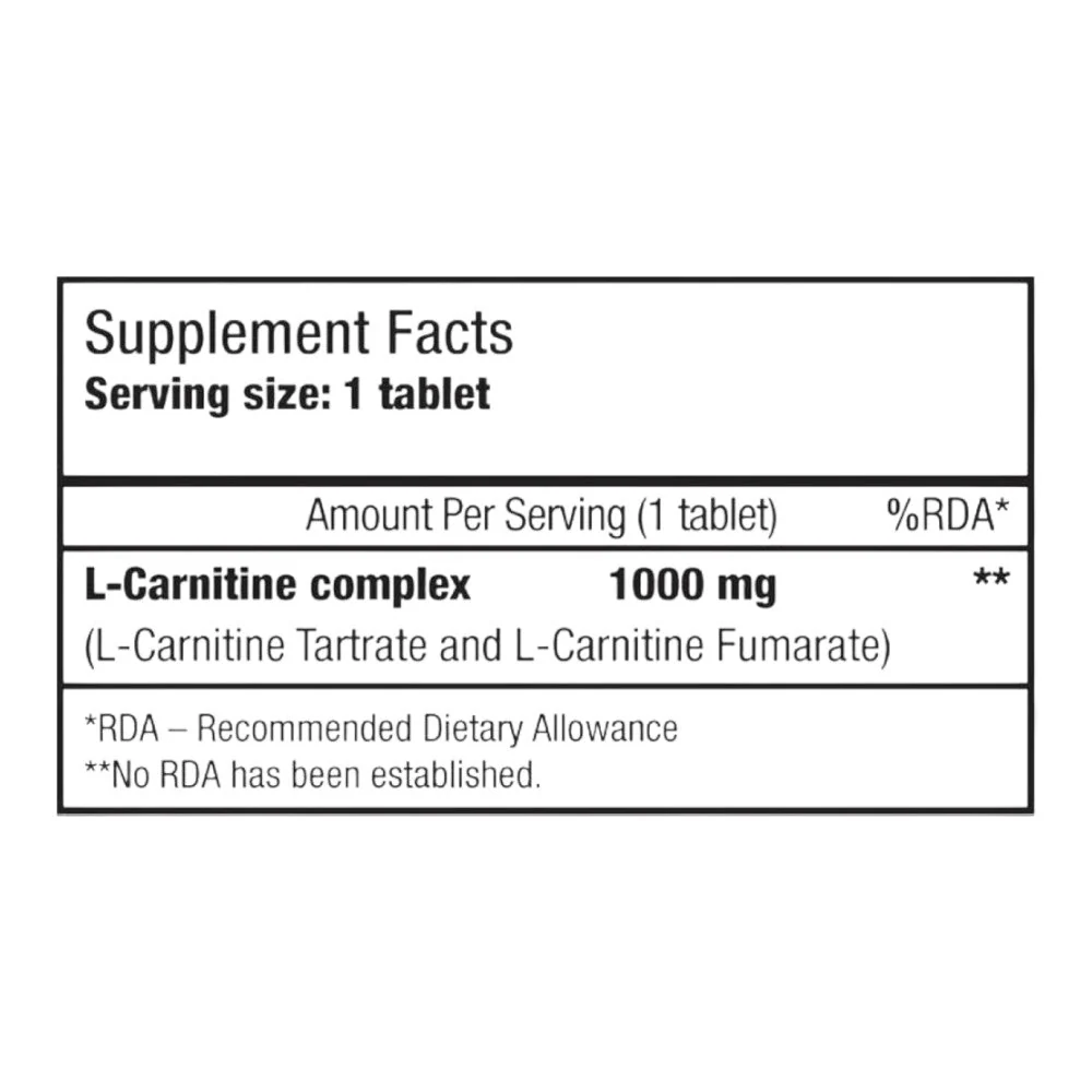 L-carnitine 1000 30 Tab - Image 2