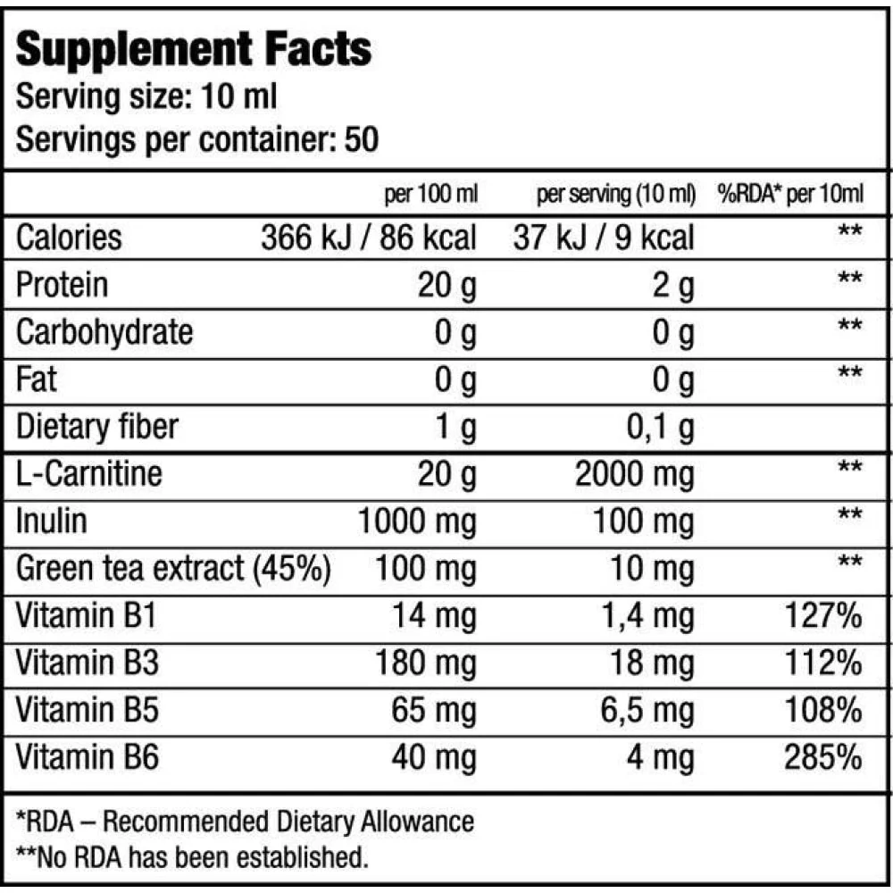 L-carnitine 100.000 500 Gr Manzana - Image 2