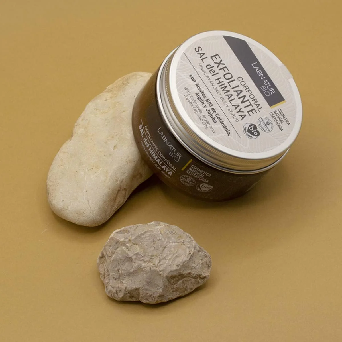 Labnatur Bio Exfoliante Corporal Sal Del Himalaya - Con Aceites De Caléndula, Argán Y Jojoba - Hidrata, Suaviza Y Nutre - Image 4