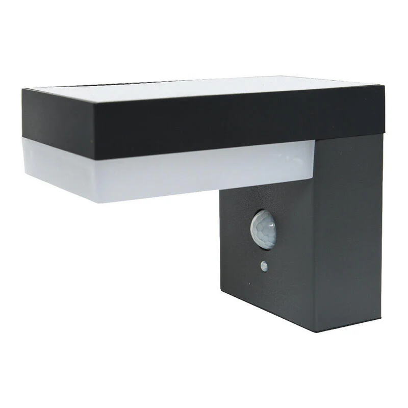 Lampara Pared Solar Con Detector Max 600lm 3200k 10x16,5x13cm Edm