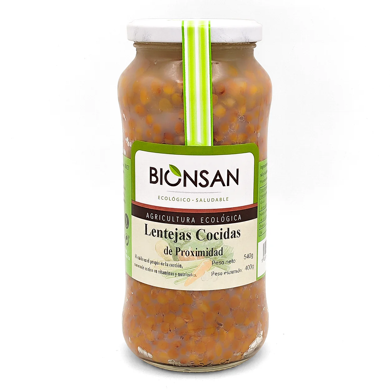 Lentejas Cocidas Eco Bionsan 400gr