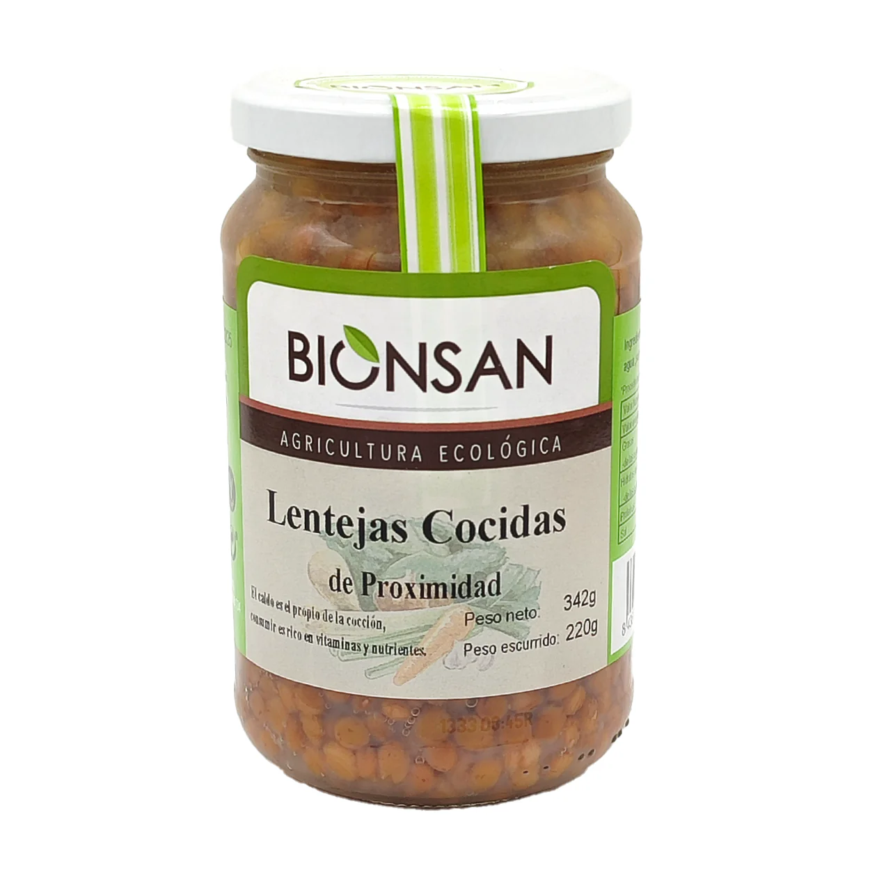 Lentejas Padrinas Cocidas Eco Bionsan 220gr