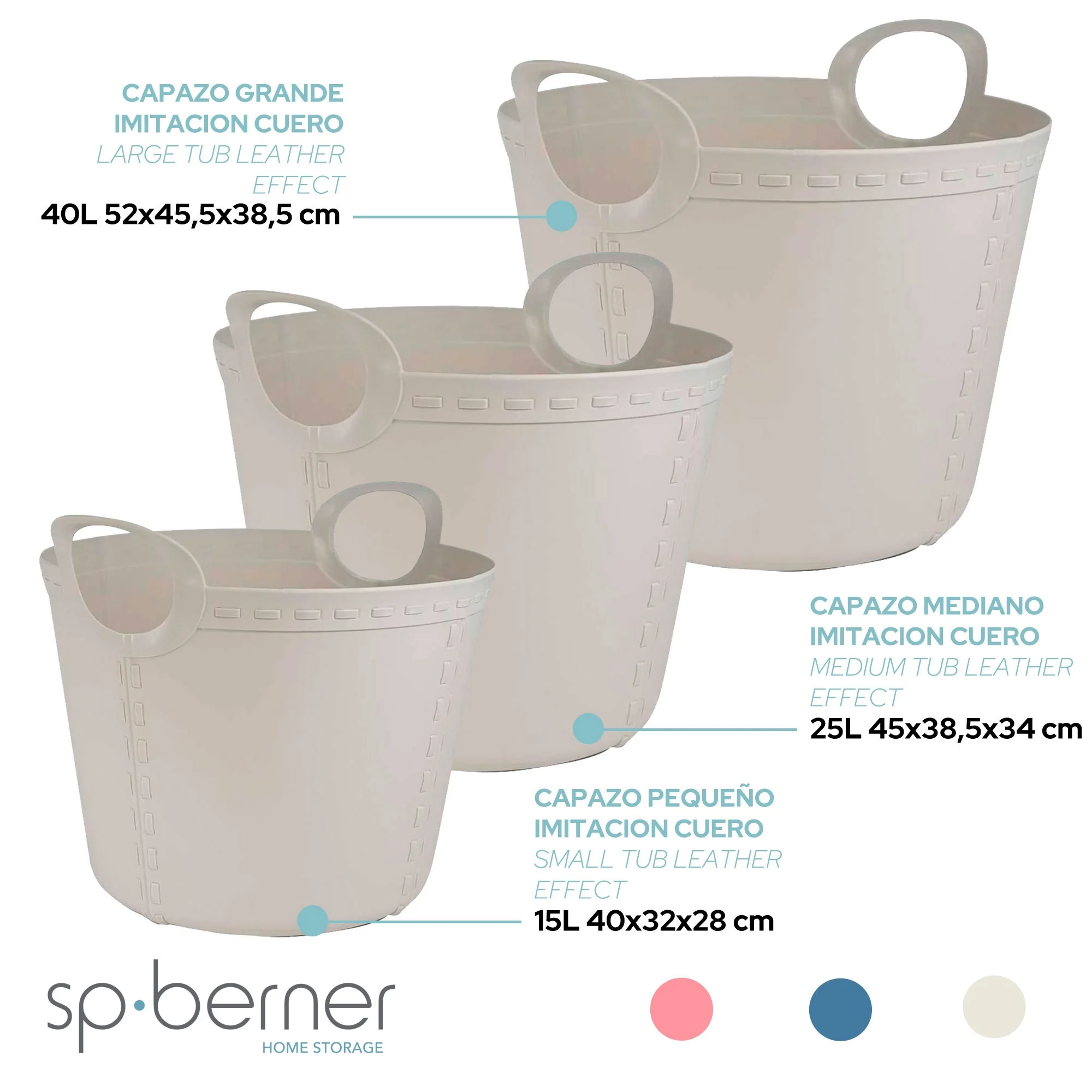 Life Story Cesto Craft Small 15l Light Grey - Image 3