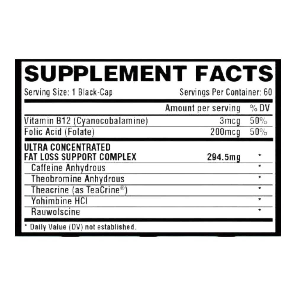 Lipo 6 Black Hers Ultra Concentrate 60 Caps - Image 2
