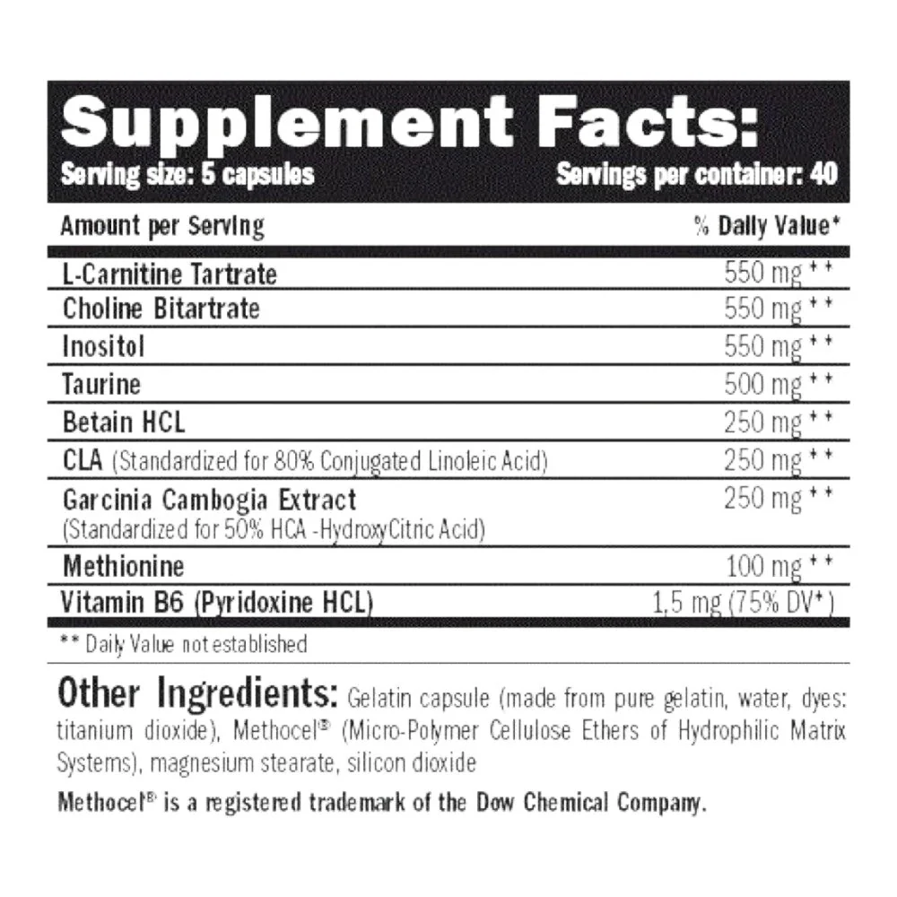 Lipotropic Fat Burner 200 Caps - Image 2
