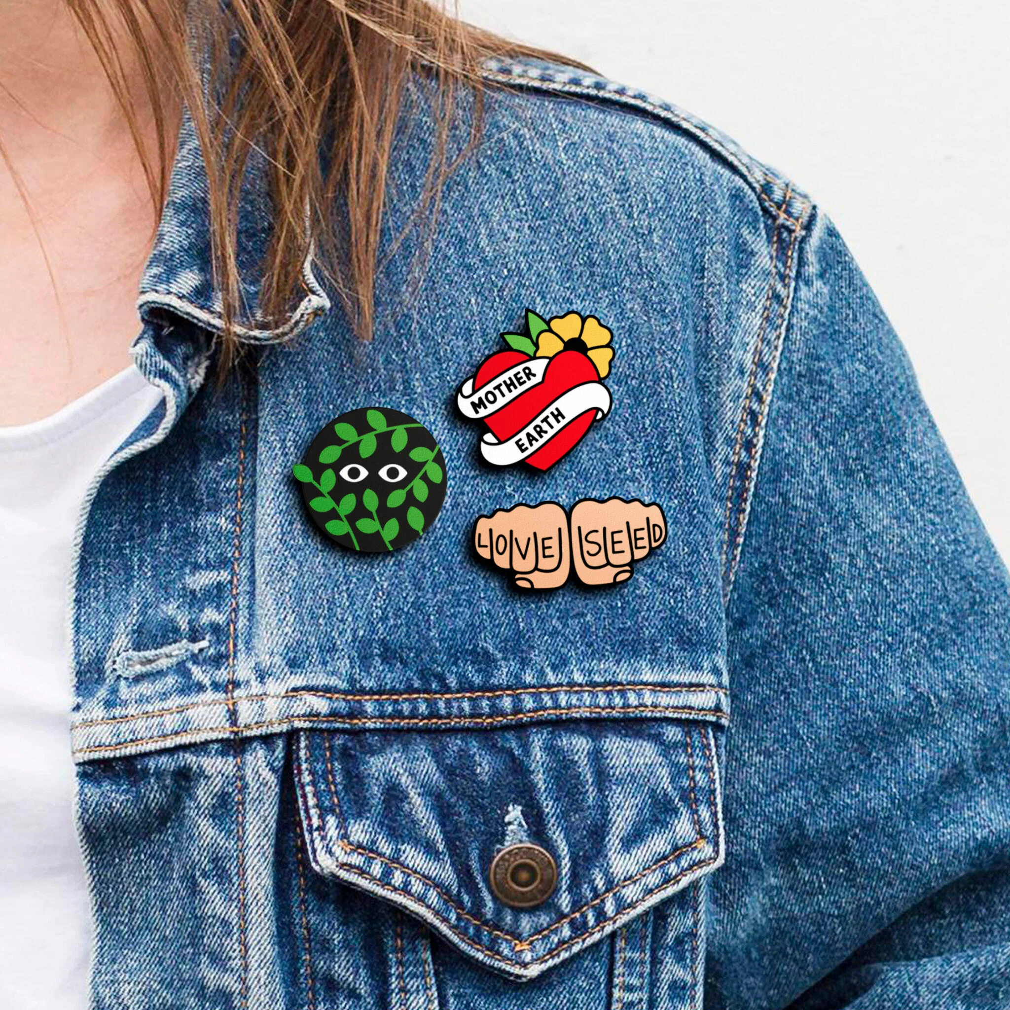 Love Seed Pin | Accesorio Moderno Y Original Para Chaquetas, Mochilas Y Bolsos - Image 3