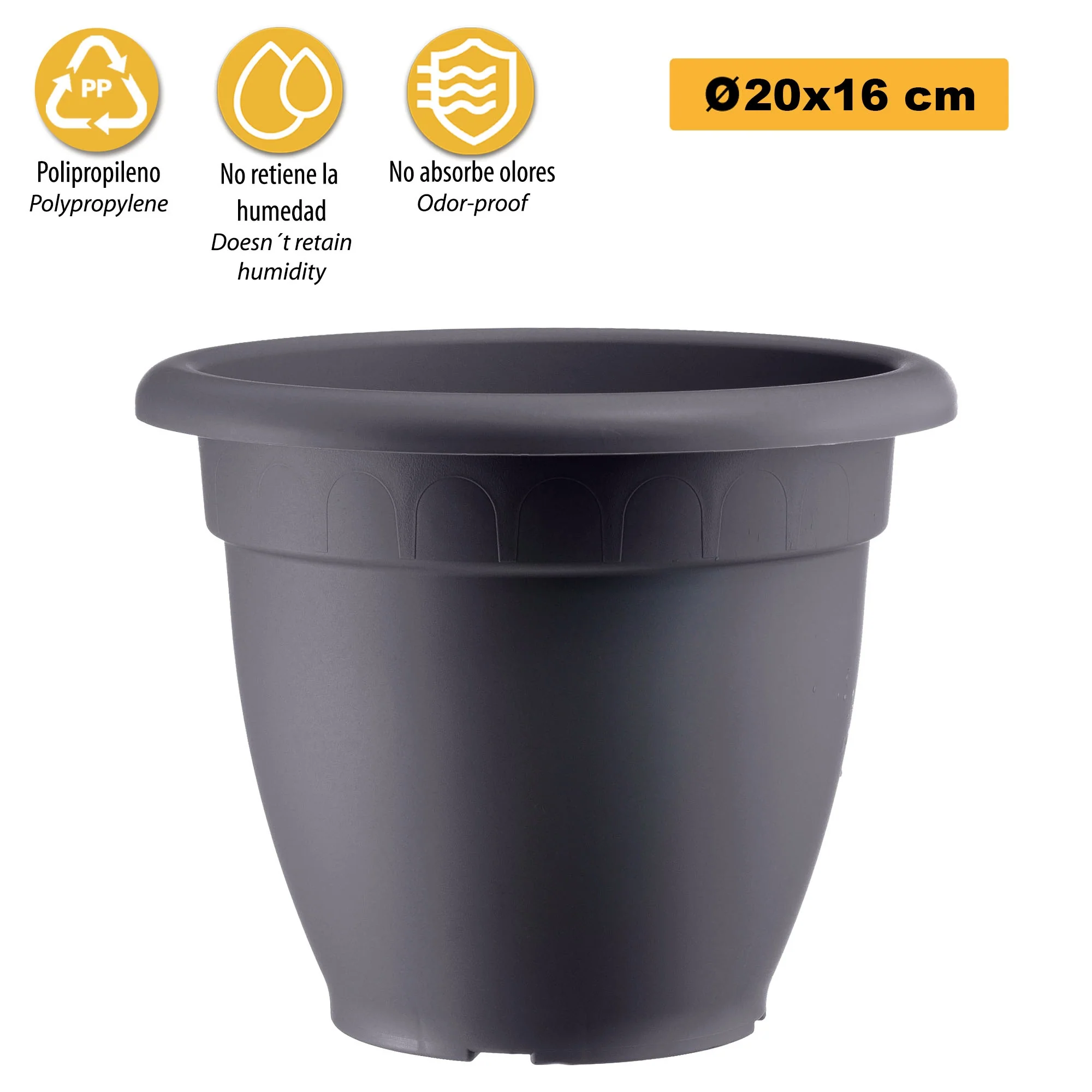 Maceta En Forma De Campana Ø Cm 20 - Image 3