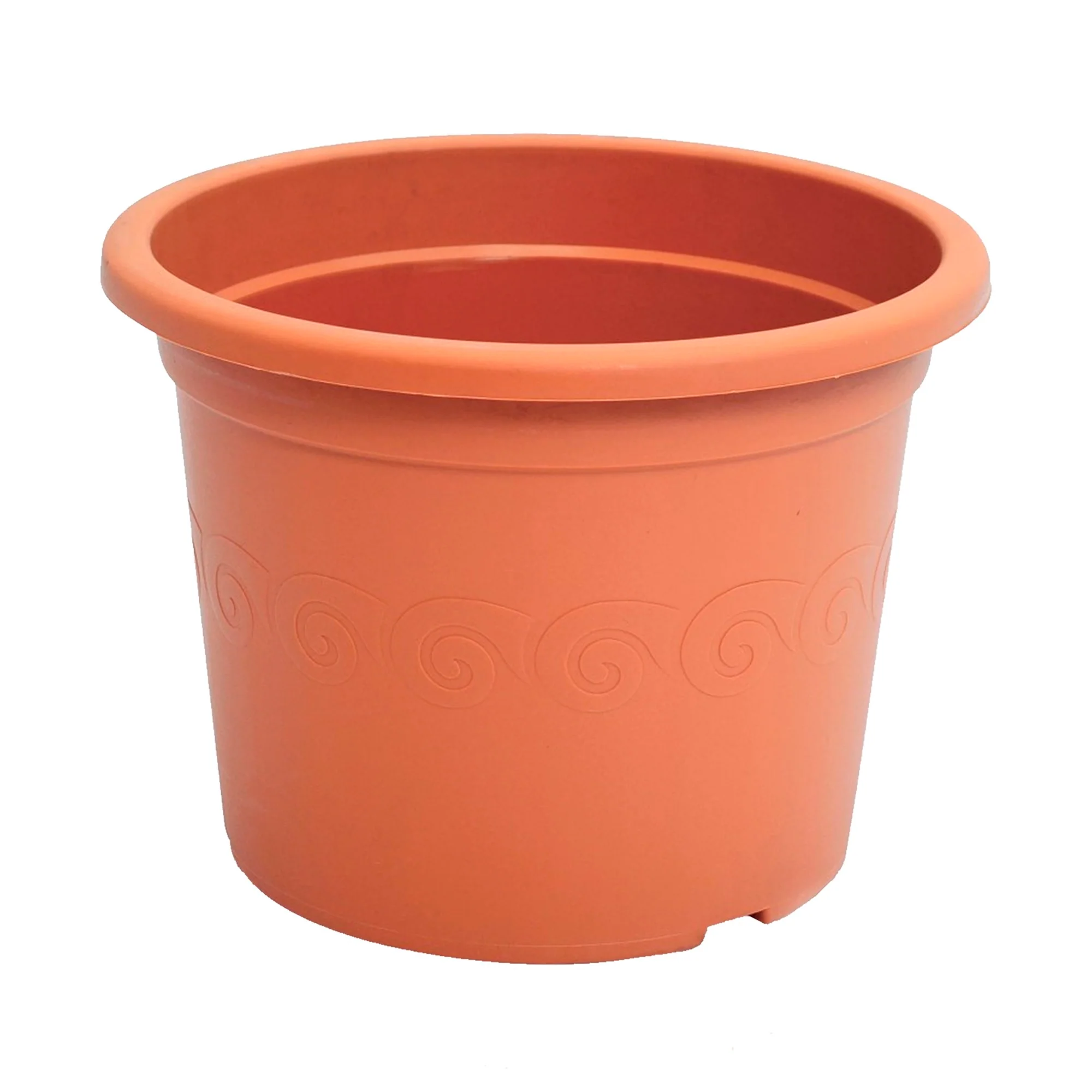 Maceta Plastica 0,9l., Dimensiones (mm) 150x150x112, Color Terracota