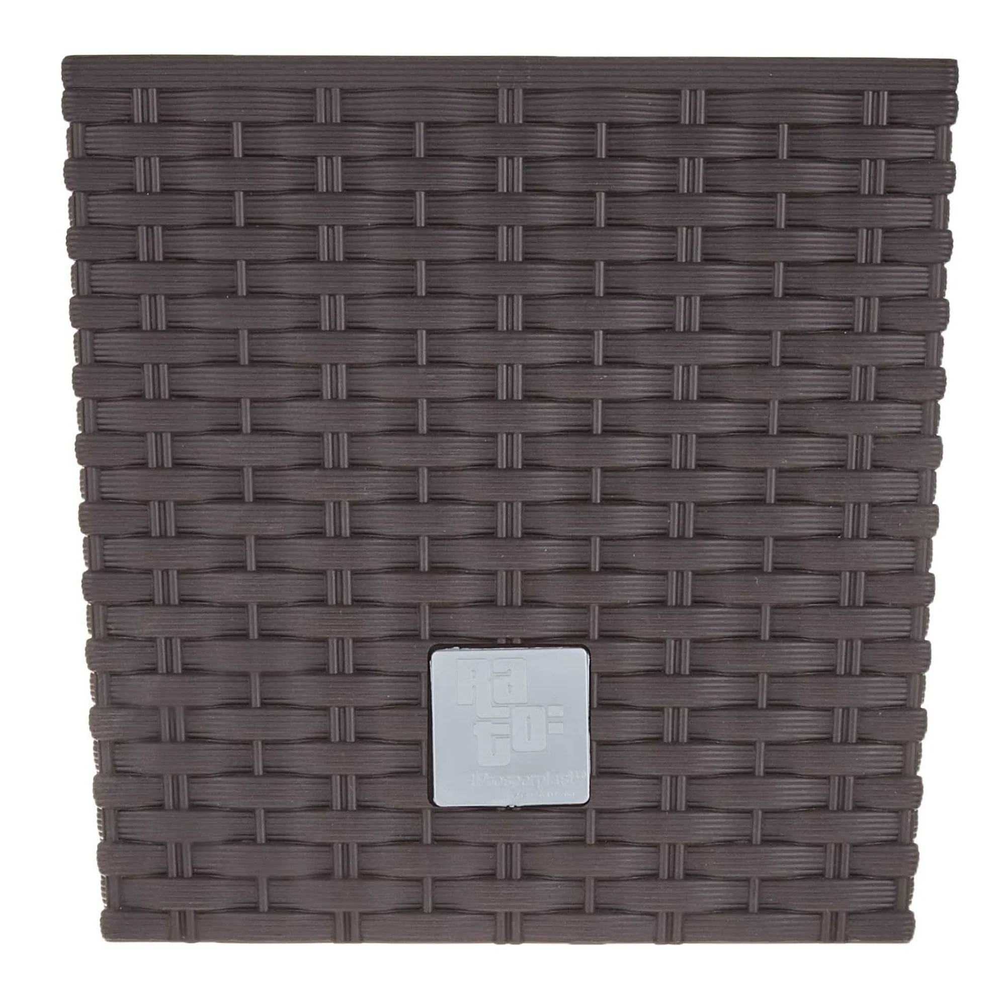 Maceta Rato 10 Litros Con Cubilete Para Plantar En Color Ocre Oscuro 22,3 X 22,3 X 22,8 Cm. - Image 3