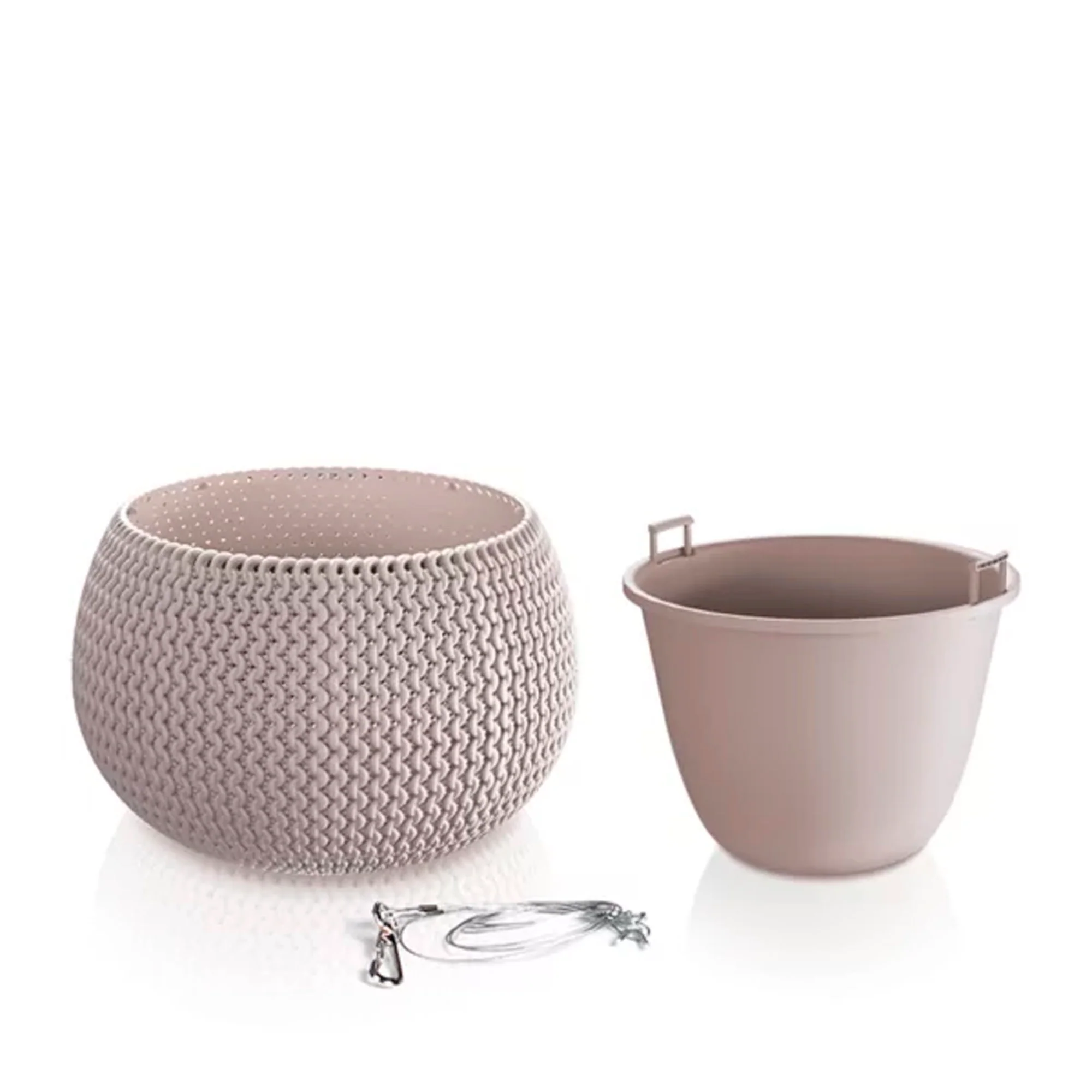 Maceta Splofy Bowl Ws, Con Depósito, Dimensiones (mm) 239x239x161, Color Mocca - Image 4