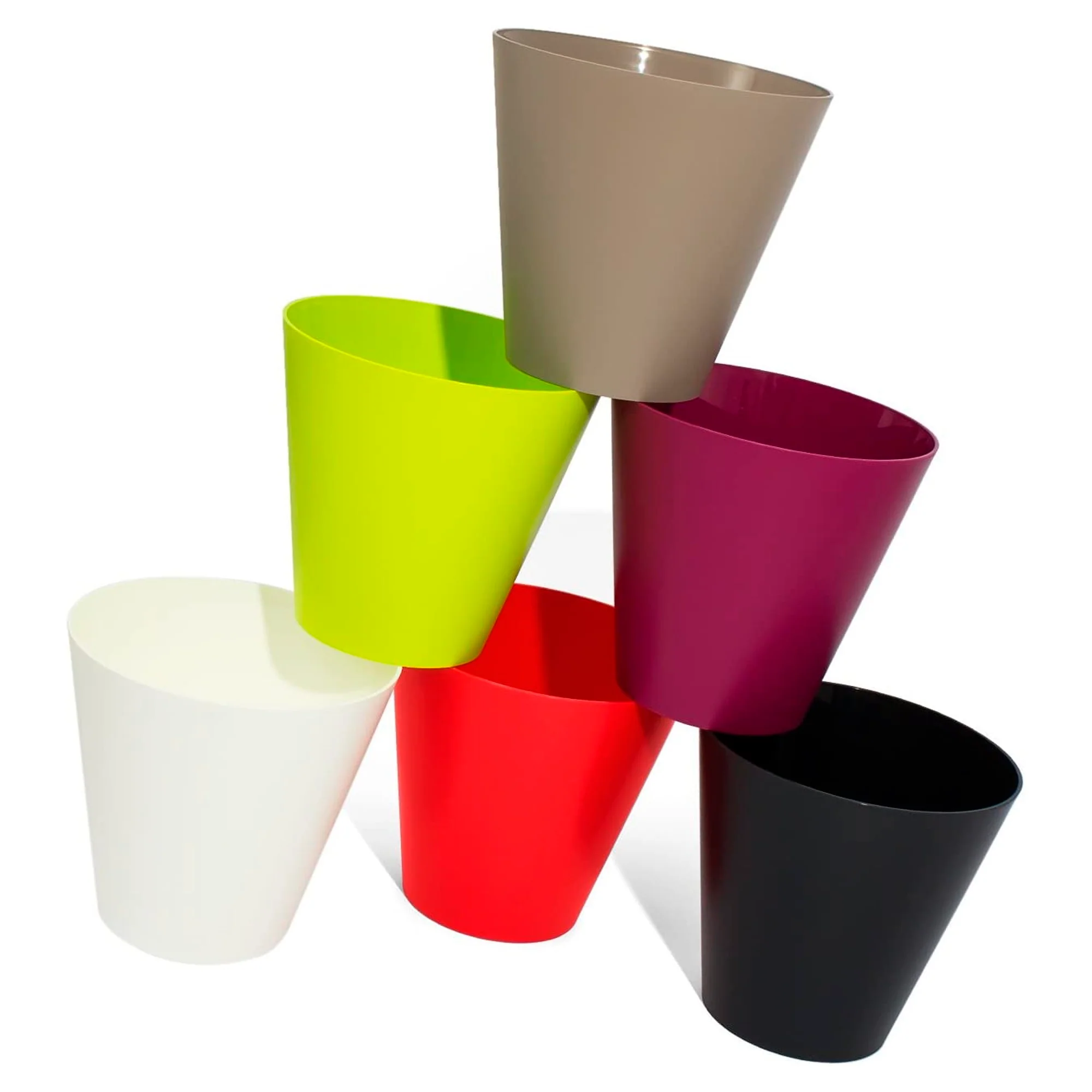 Maceta Tubus 12l., Dimensiones (mm) 300x300x280, Color Blanco - Image 5