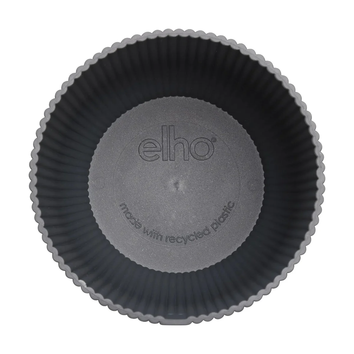 Maceta Antracita Vibes Fold Round Elho 18cm 100% reciclado - Image 3