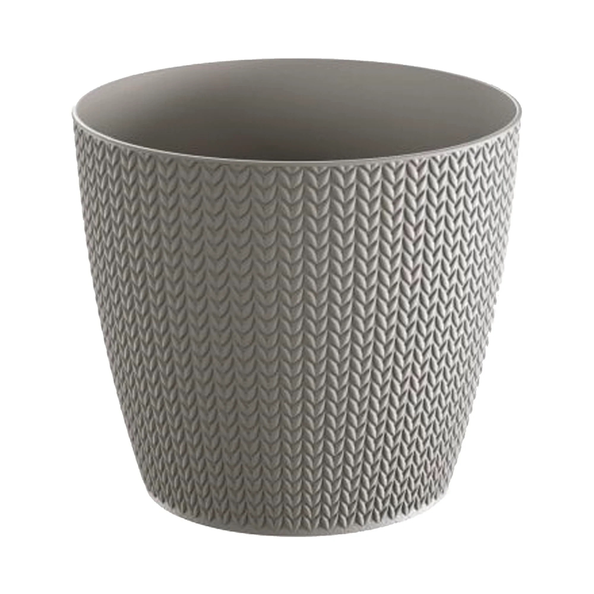 Maceta Wheaty 2l., Dimensiones (mm) 157x157x138, Color Gris Piedra
