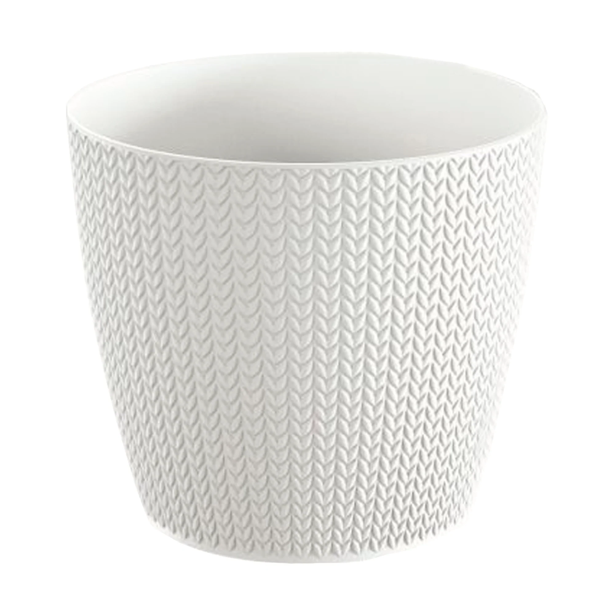Maceta Wheaty 3,5l., Dimensiones (mm) 189x189x167, Color Blanco
