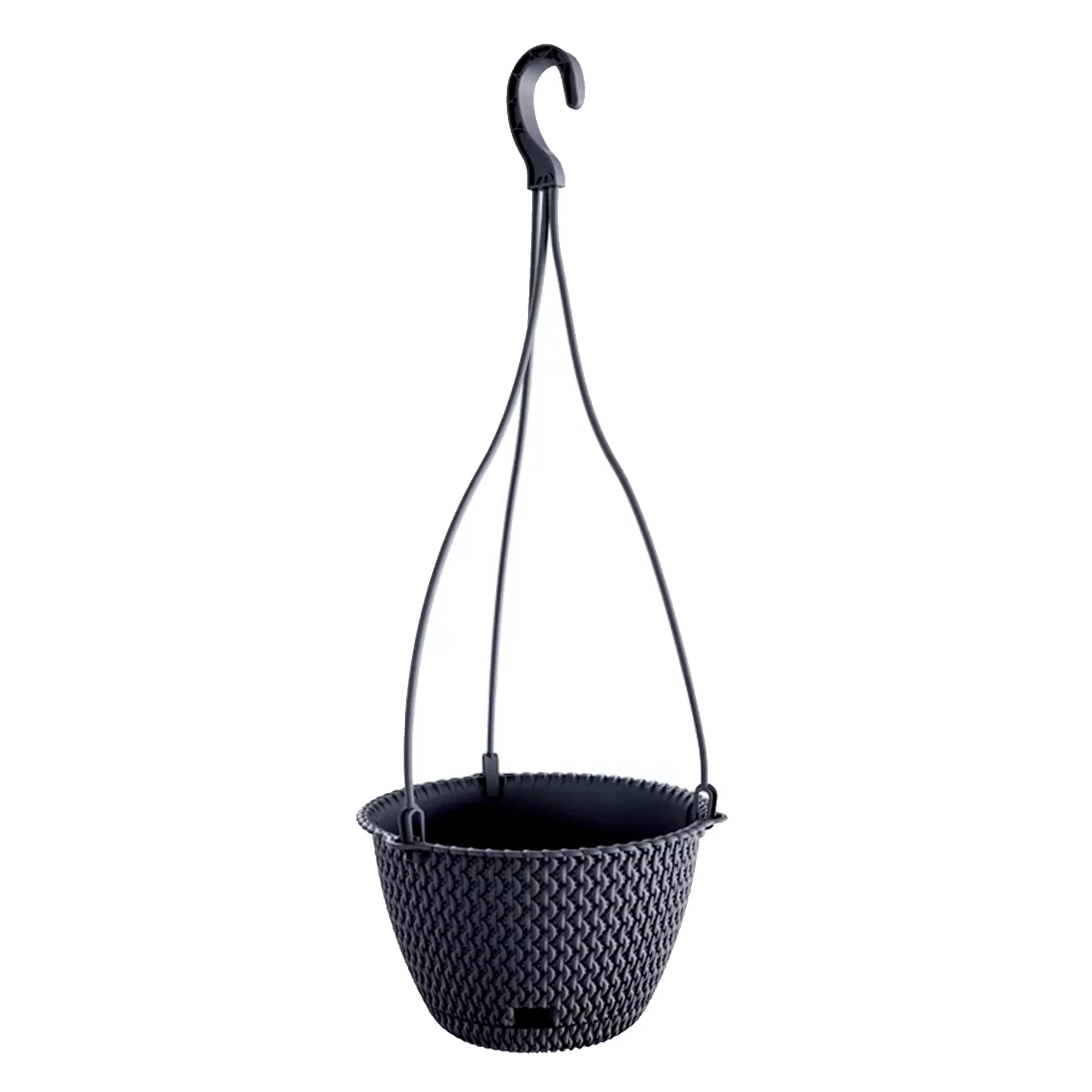 Macetero Colgante Splofy Round W 3l., Dimensiones (mm) 230x230x145, Color Antracita