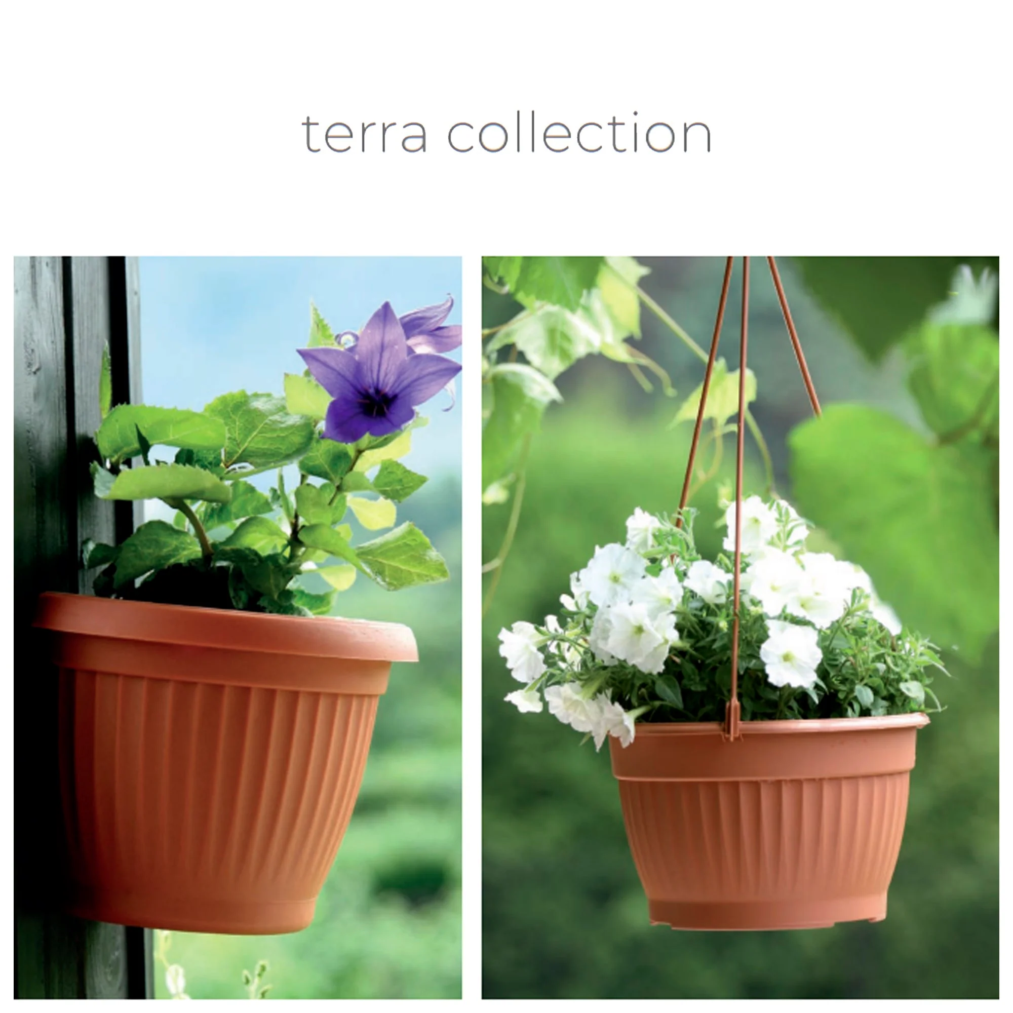 Macetero Colgante Terra 4l., Dimensiones (mm) 230x230x140, Color Terracota - Image 2