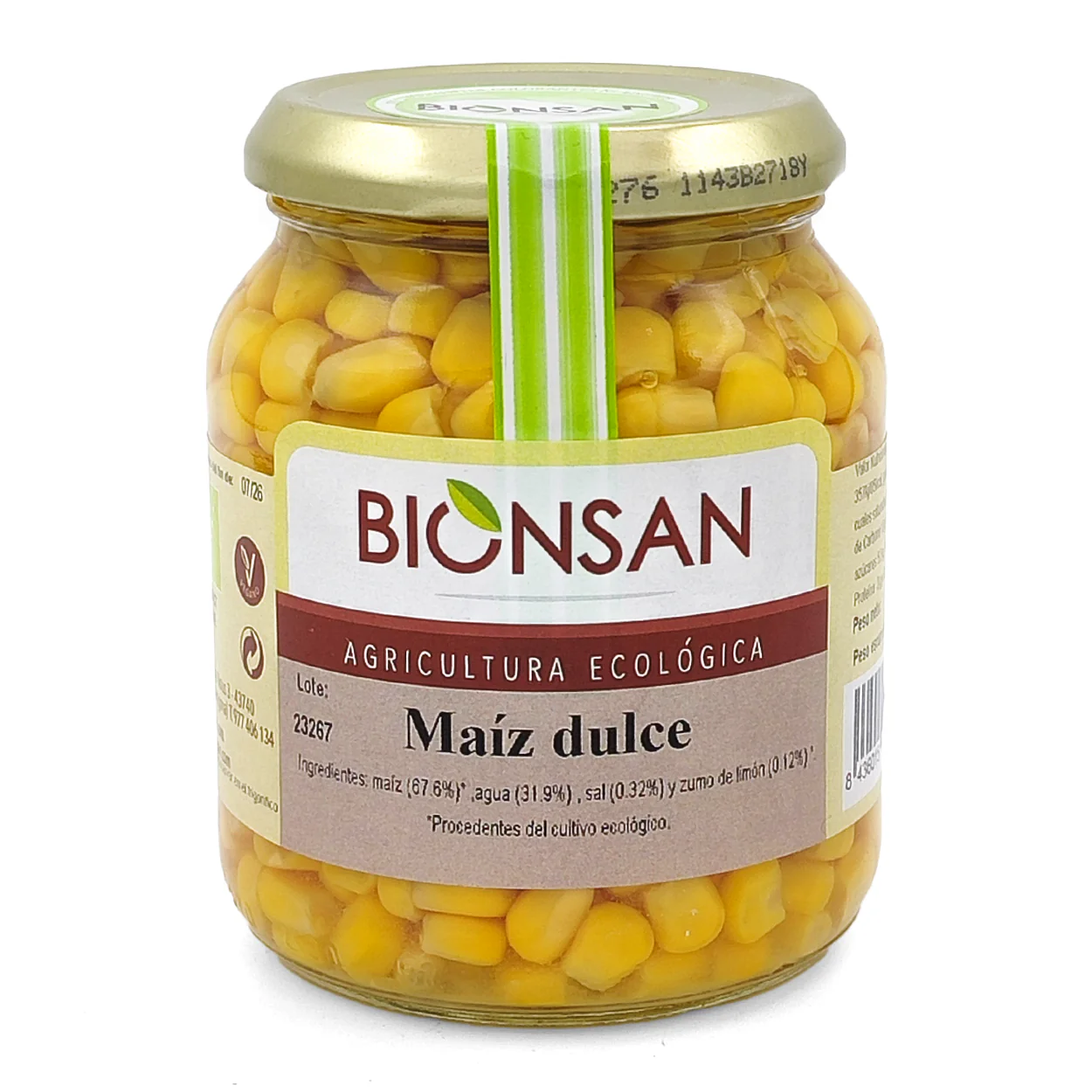 Maíz Dulce Eco Bionsan 320gr