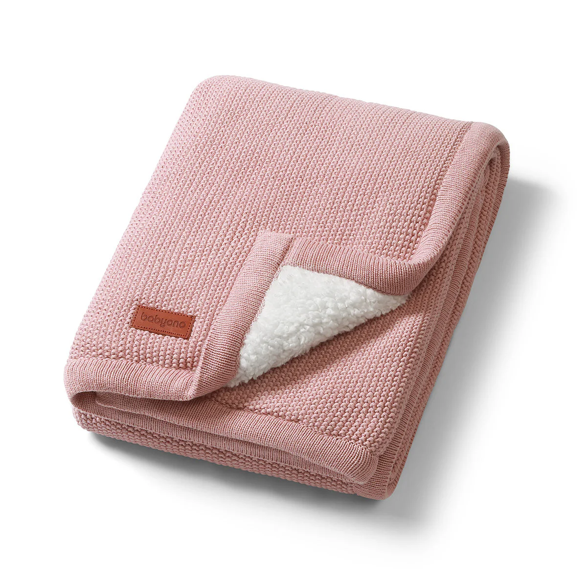 Manta De Algodón Con Borreguito Para Bebé 75×100 Cm Rosa