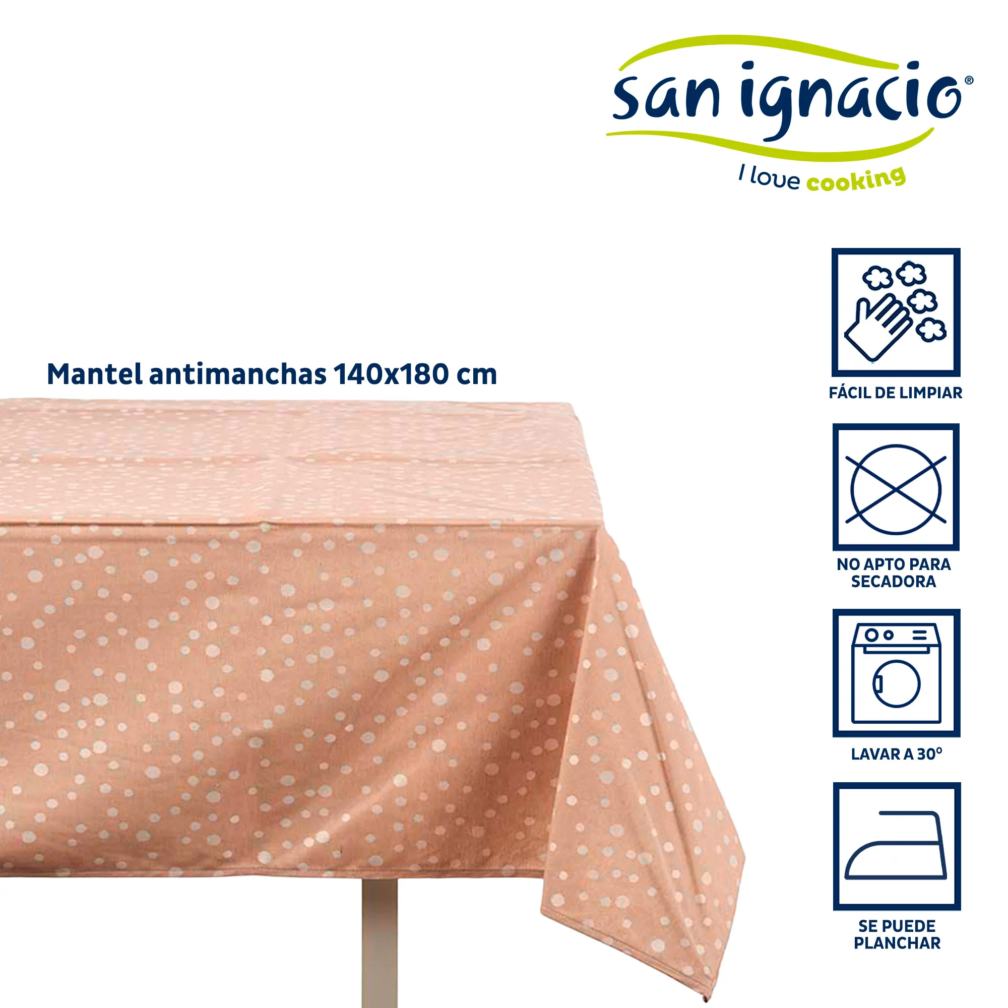 Mantel Jacquard Antimancha 140x180cm Lun Colección Kinvara - Image 2