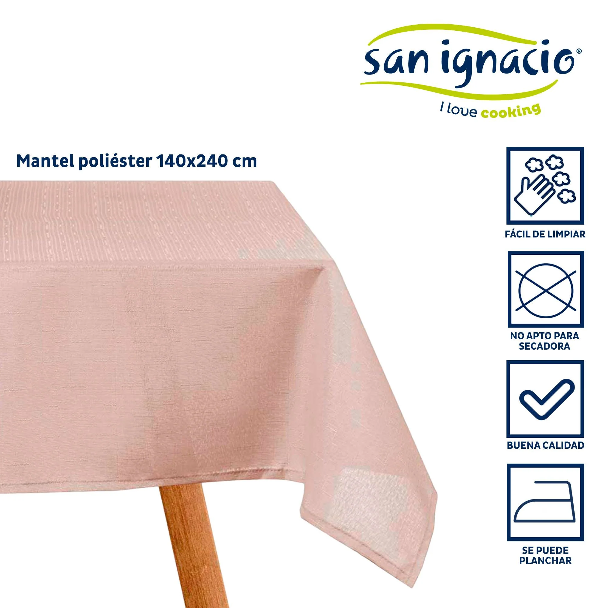 Mantel Poliester 140x240cm Perla Colección Kinvara - Image 2