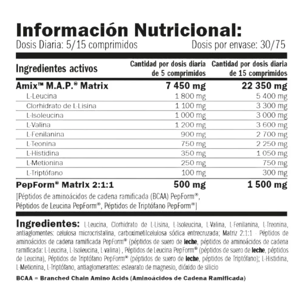 Map Muscle Amino Power 150 Tab - Image 2