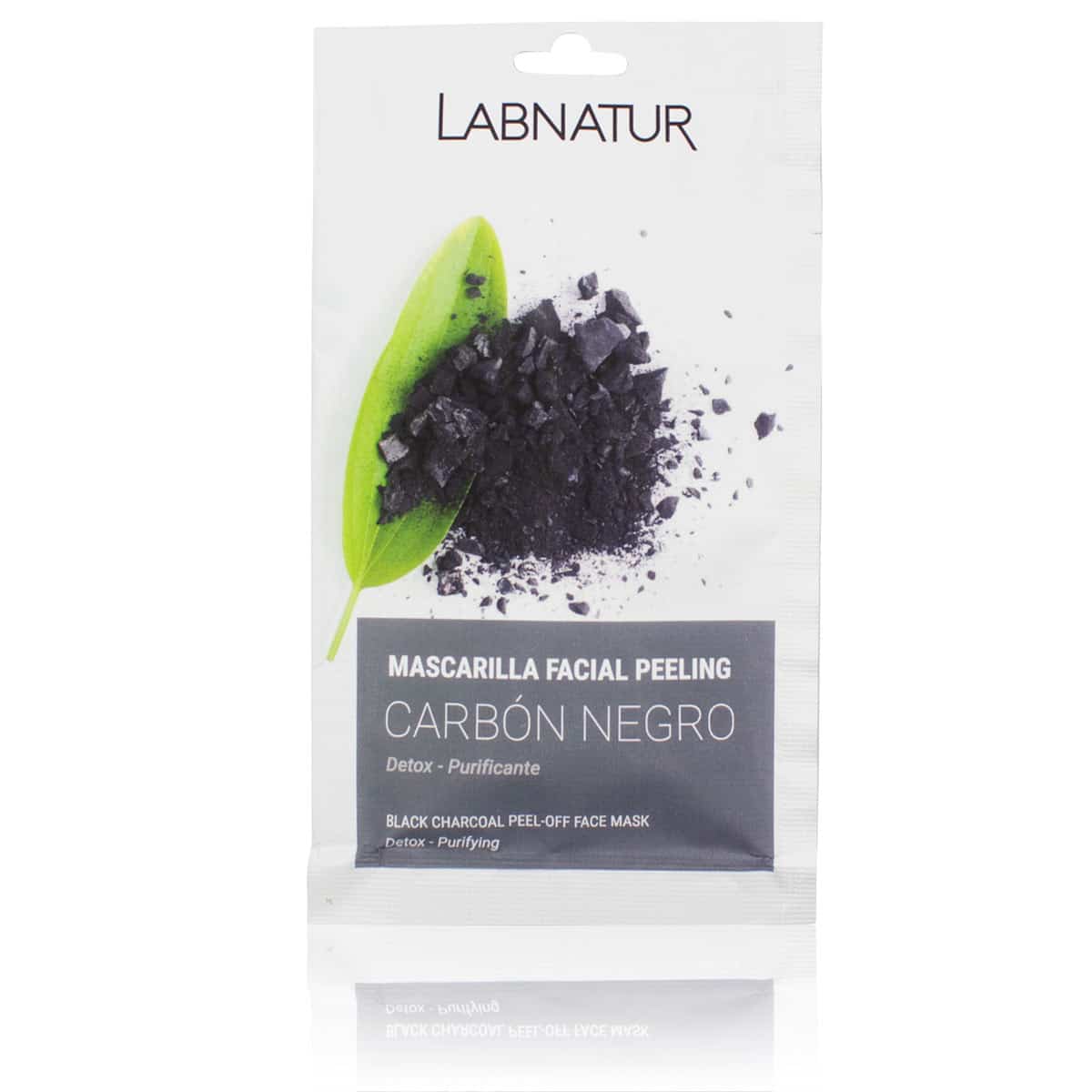 Mascarilla Facial Peeling Carbón Negro Labnatur 10 Ml | Anti Puntos Negros | Limpieza Profunda | Purificante