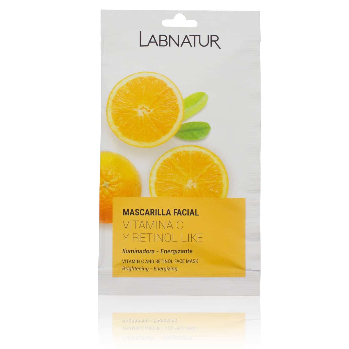 Mascarilla Facial Vitamina C y Retinol-like Labnatur 15 ml | Iluminadora | Antiedad | Piel Radiante