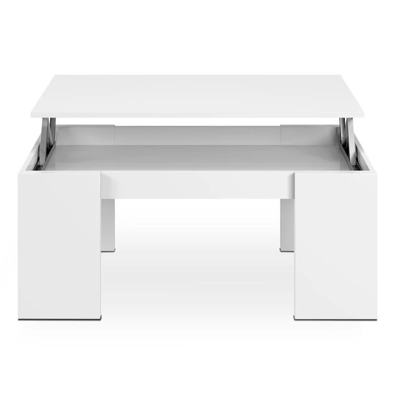 Mesa Centro Elevable Flow Blanco Brillo - Image 4