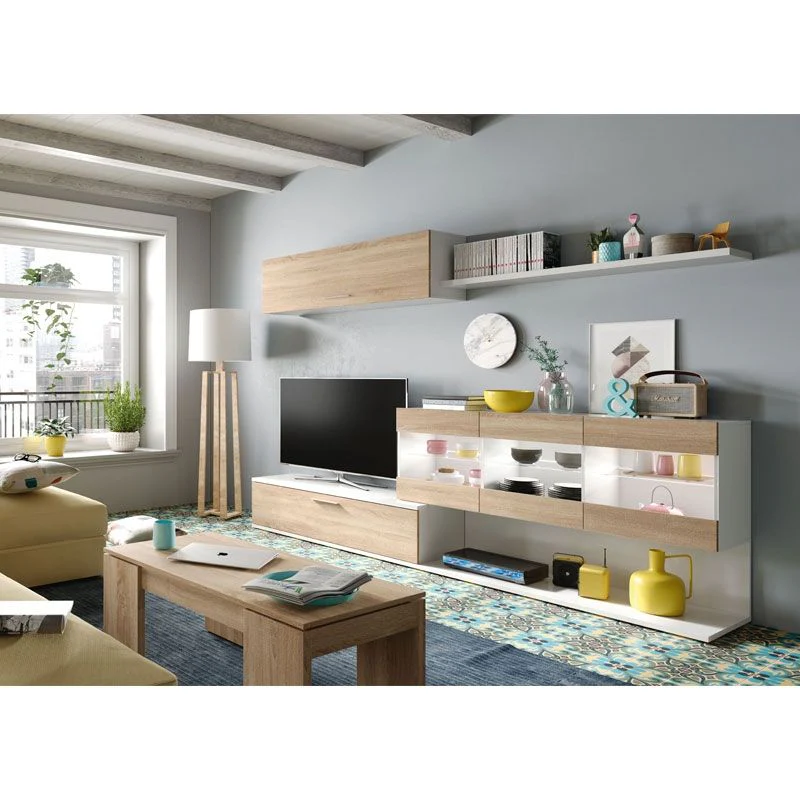 Mesa Centro Elevable Flow Roble - Image 5