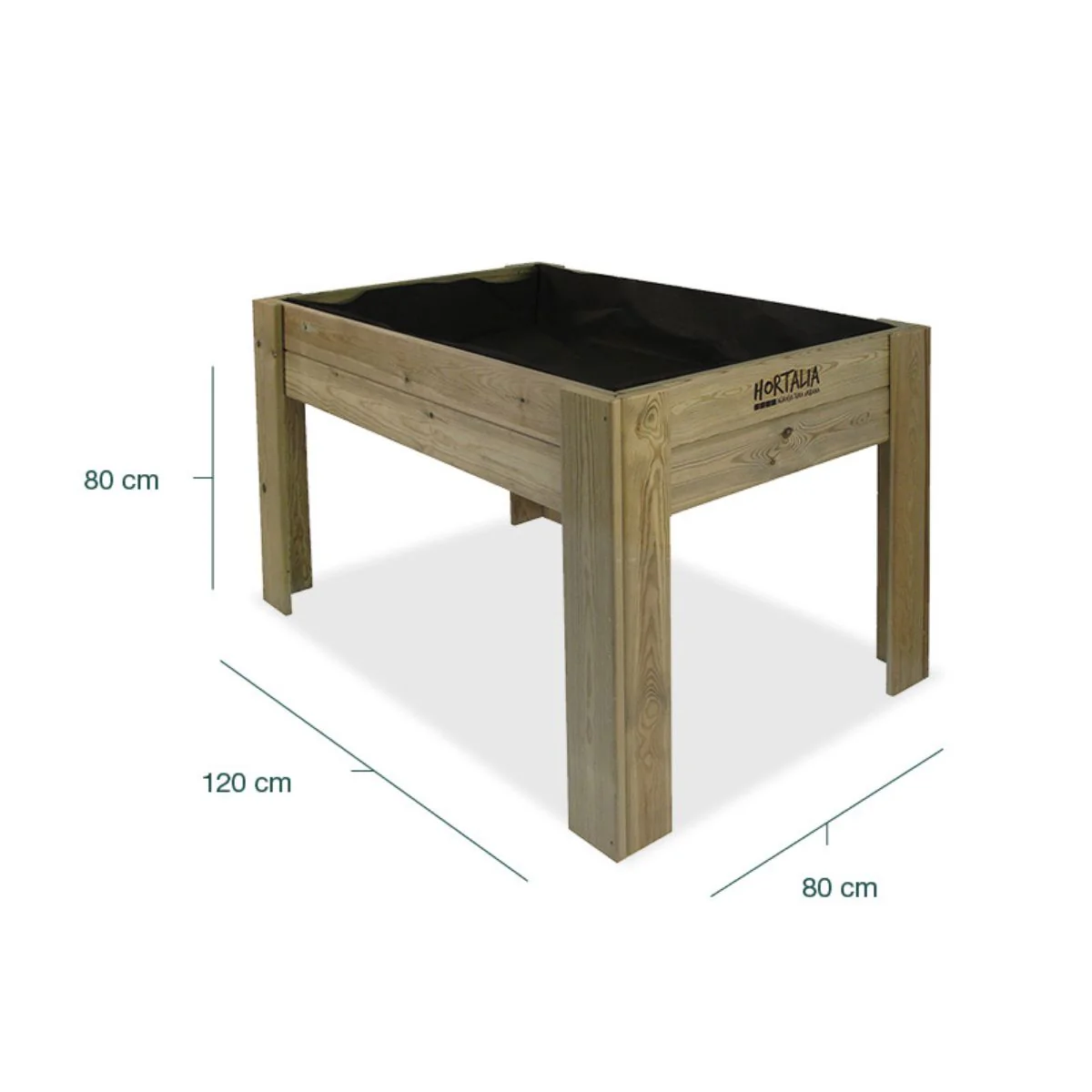 Mesa de cultivo Gardenbrico L80 Hortalia 120 x 80 x 80 cm - Image 6